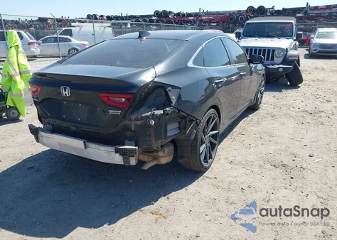 2019 Honda Insight Touring из США, поврежденный, VIN 19XZE4F99KE000109